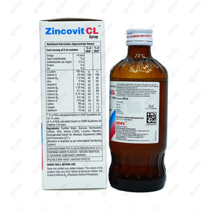 Zincovit CL Syrup 200ml