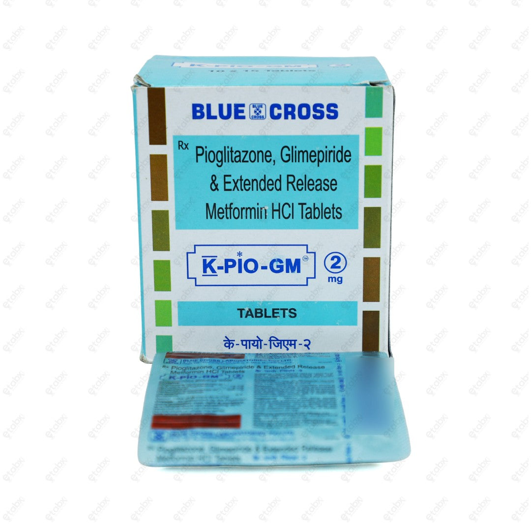 K Pio GM 2mg Tablets 15's