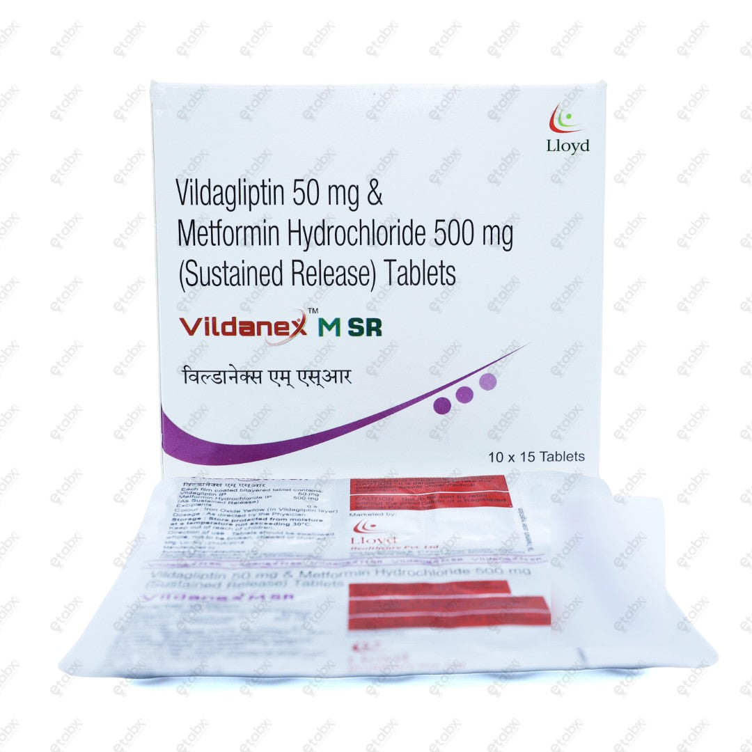 VILDANEX M SR Tablet 15