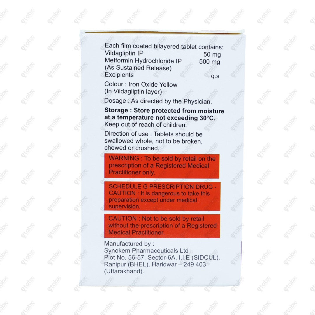 VILDANEX M SR Tablet 15