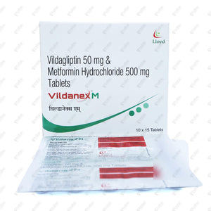 Vildanex M 50/500 Tablet 15s