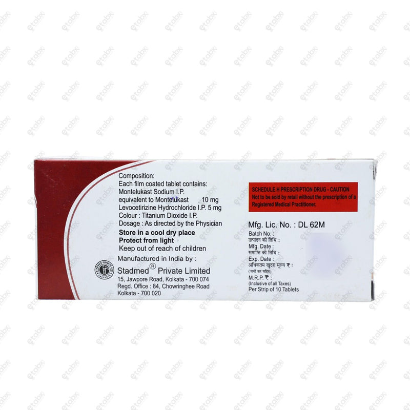 Lukast LC Tablets 10's
