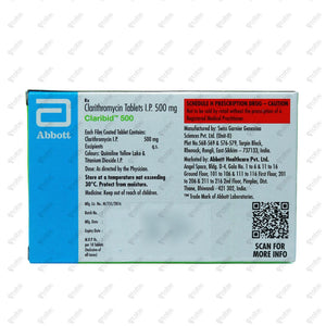 Claribid 500mg Tablets 10's