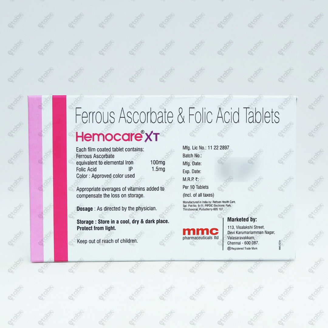 Hemocare XT Tablet 10's