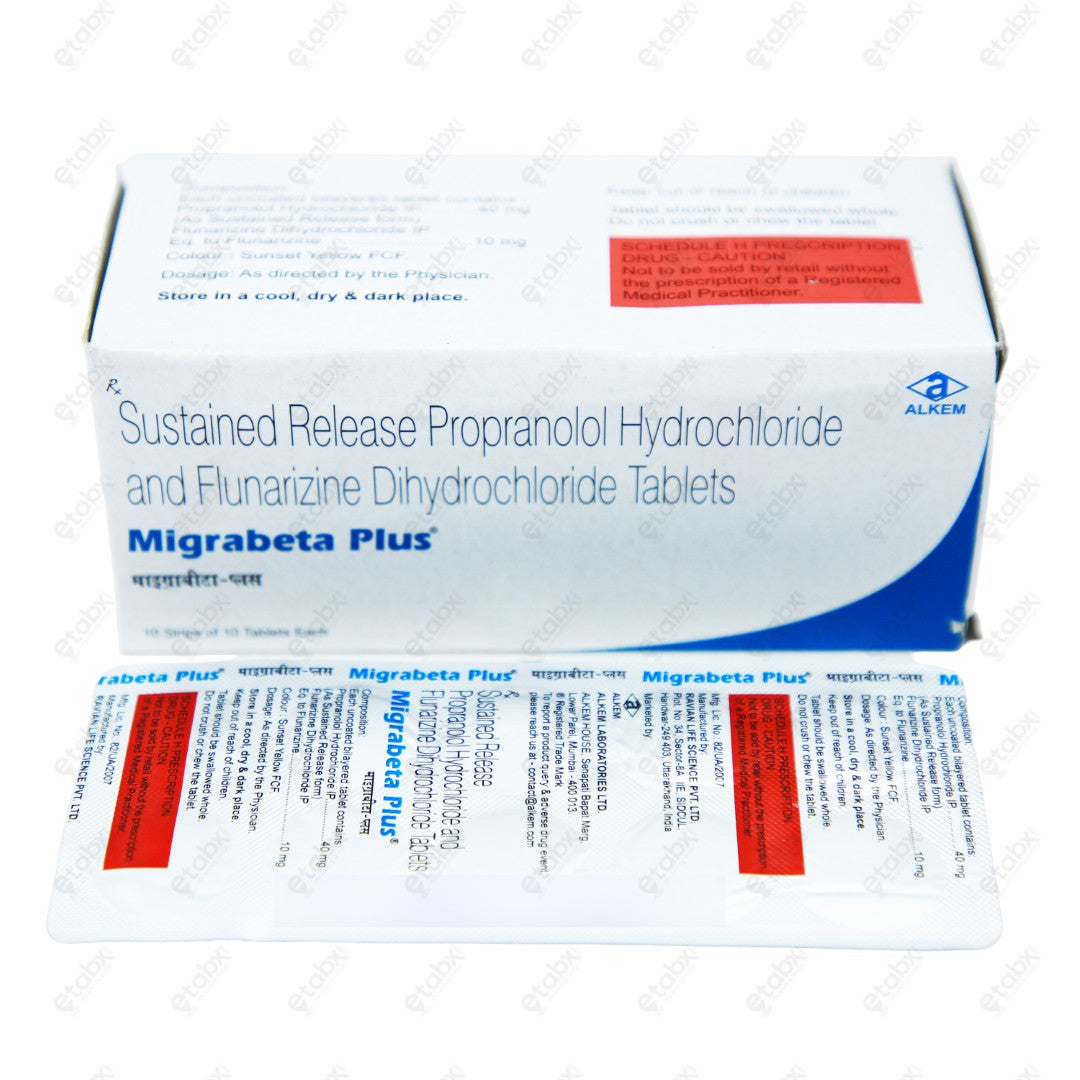 MIGRABETA PLUS Tablets (10's)