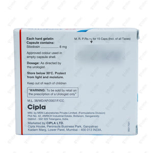 Silofast 8mg Tablet 15's