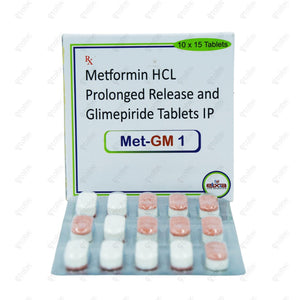 Met GM 1mg Tablet 15's
