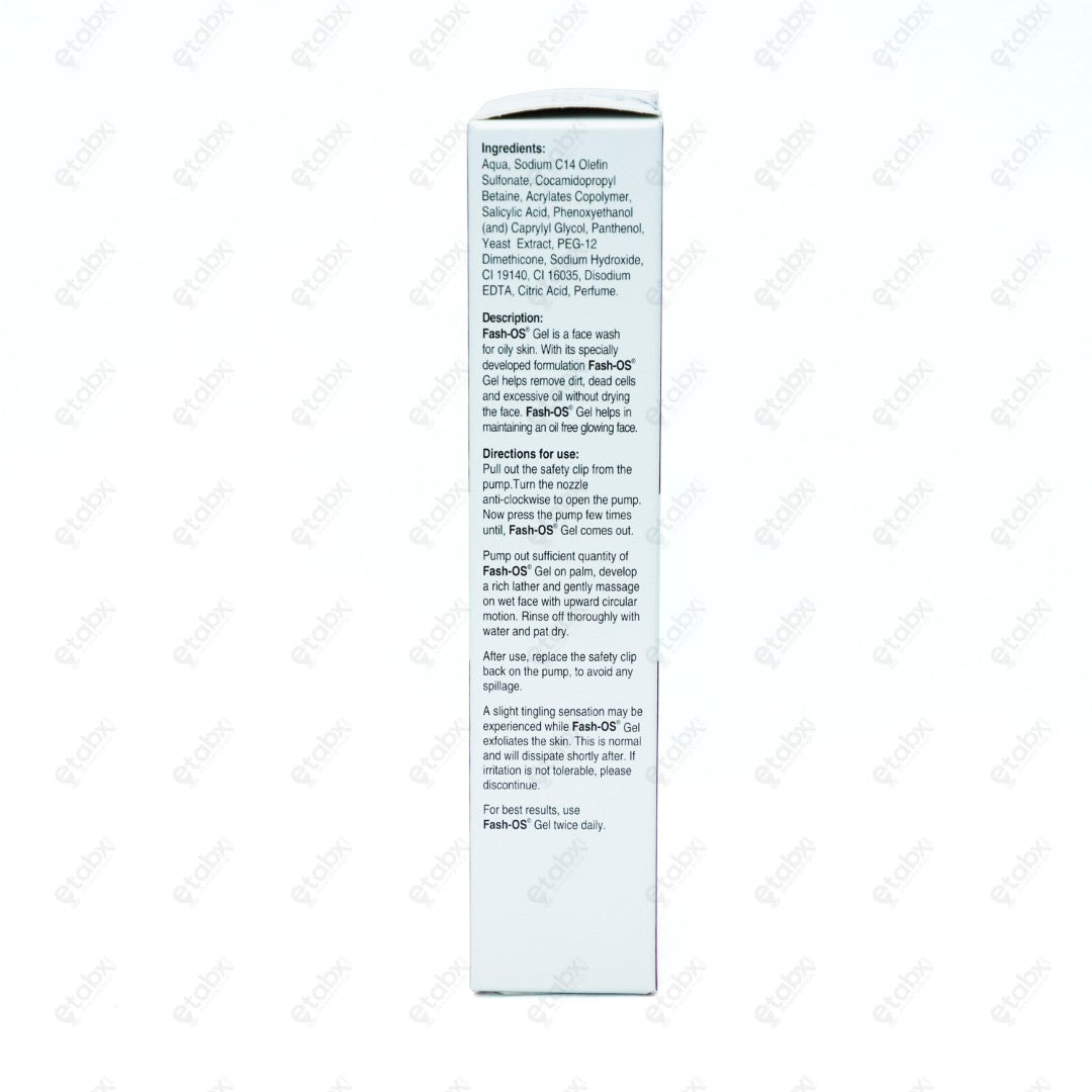 Fash OS Gel Face Wash 100ML Oil Control Gel
