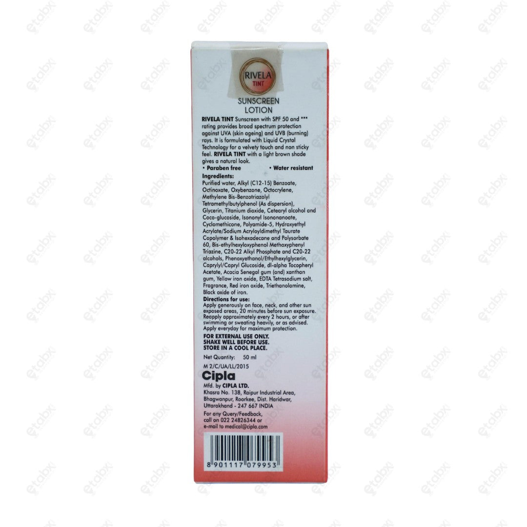 RIVELA TINT Sunscreen Lotion 50ml