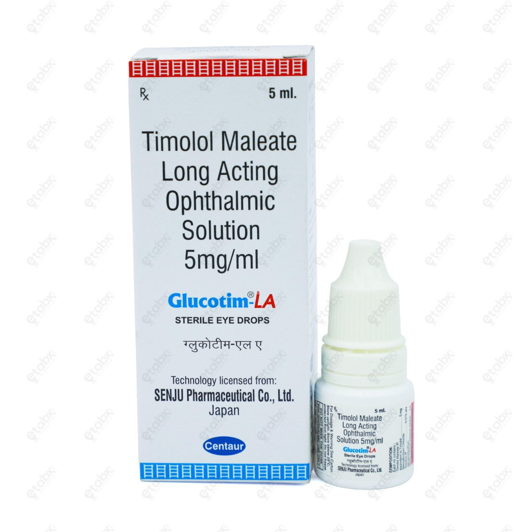 Glucotim LA Eye Drops 5ml