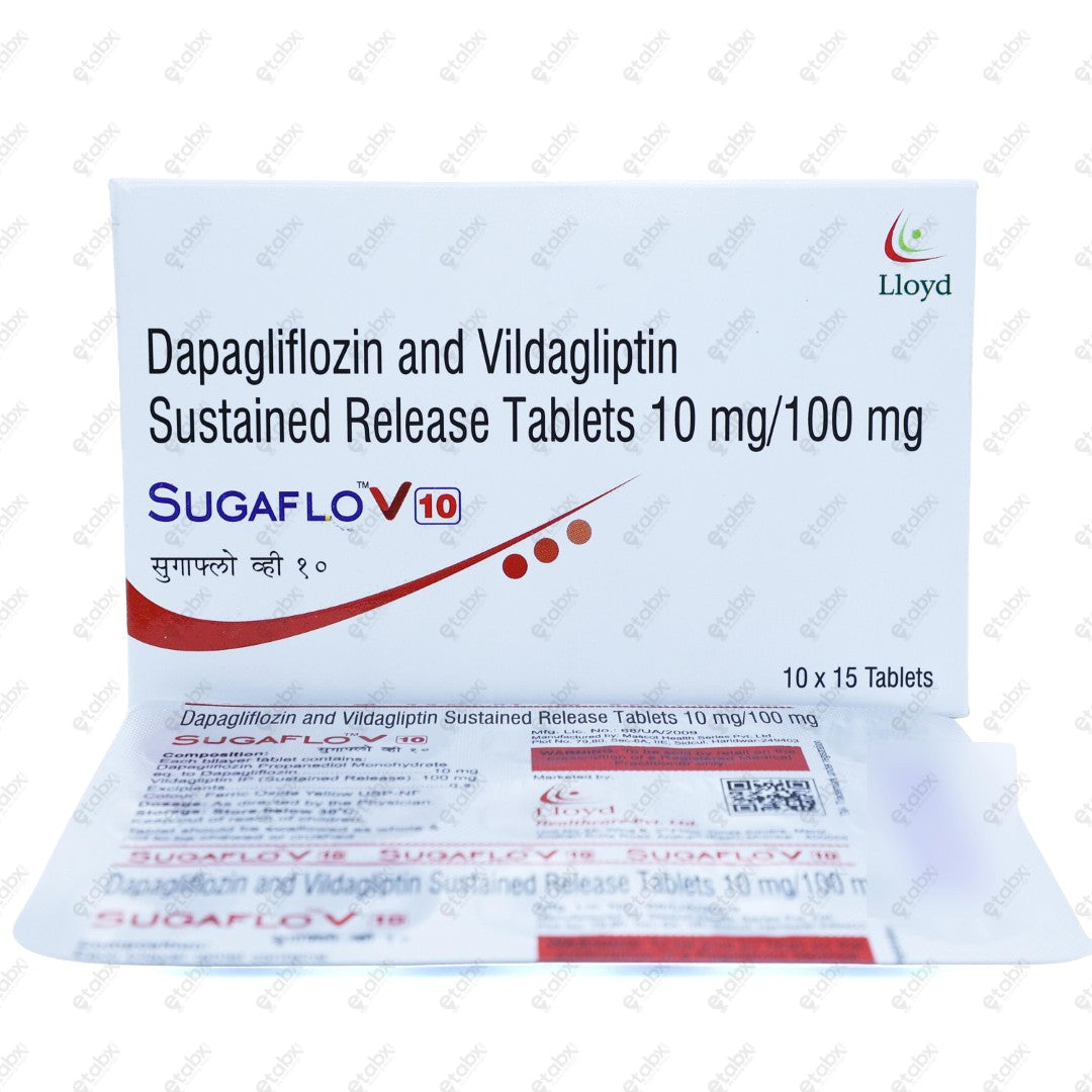 Sugaflo V 10 Tablet 15's