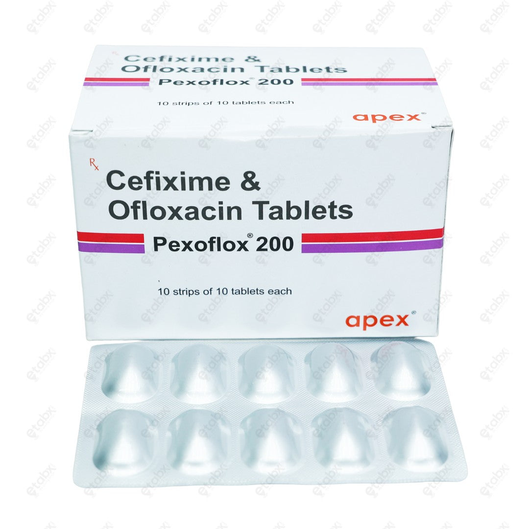 Pexoflox 200mg Tablet 10's