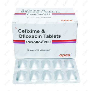 Pexoflox 200mg Tablet 10's