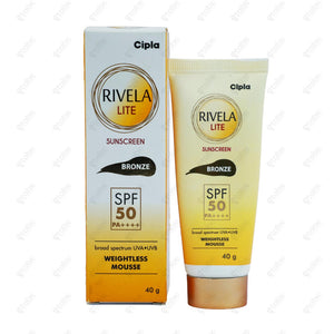 RIVELA LITE Sunscreen SPF 50 PA+++ 40gm