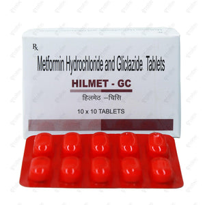 Hilmet GC 80/500mg Tablet 10's
