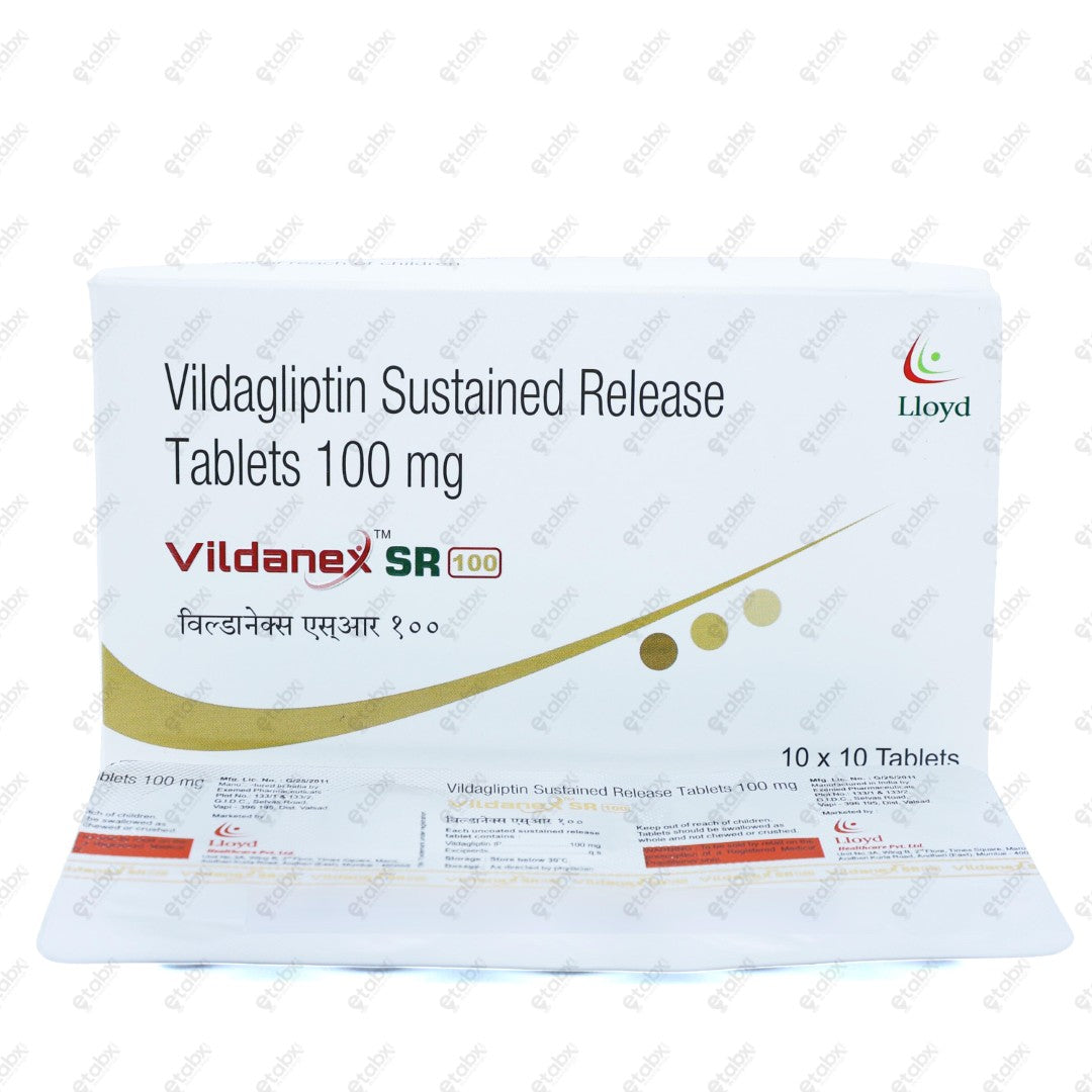 Vildanex SR 100mg Tablet 10's