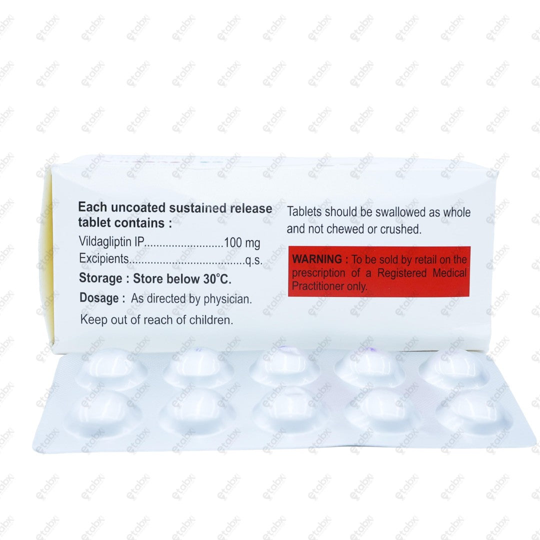 Vildanex SR 100mg Tablet 10's