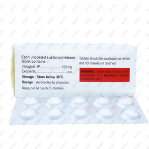 Vildanex SR 100mg Tablet 10's
