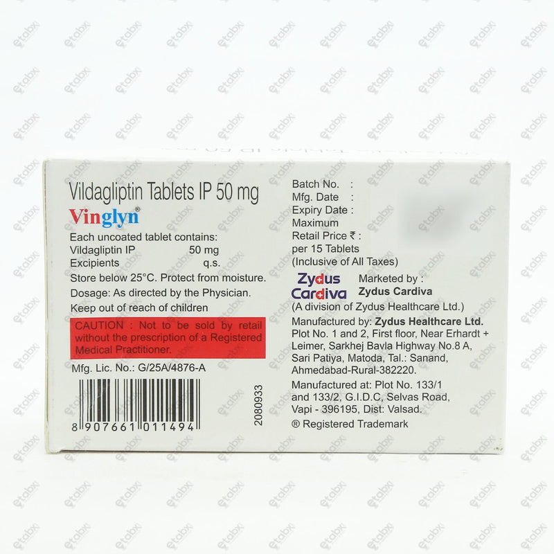 Vinglyn Tablet 15's