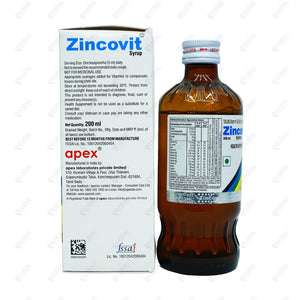 Zincovit Syrup 200ml