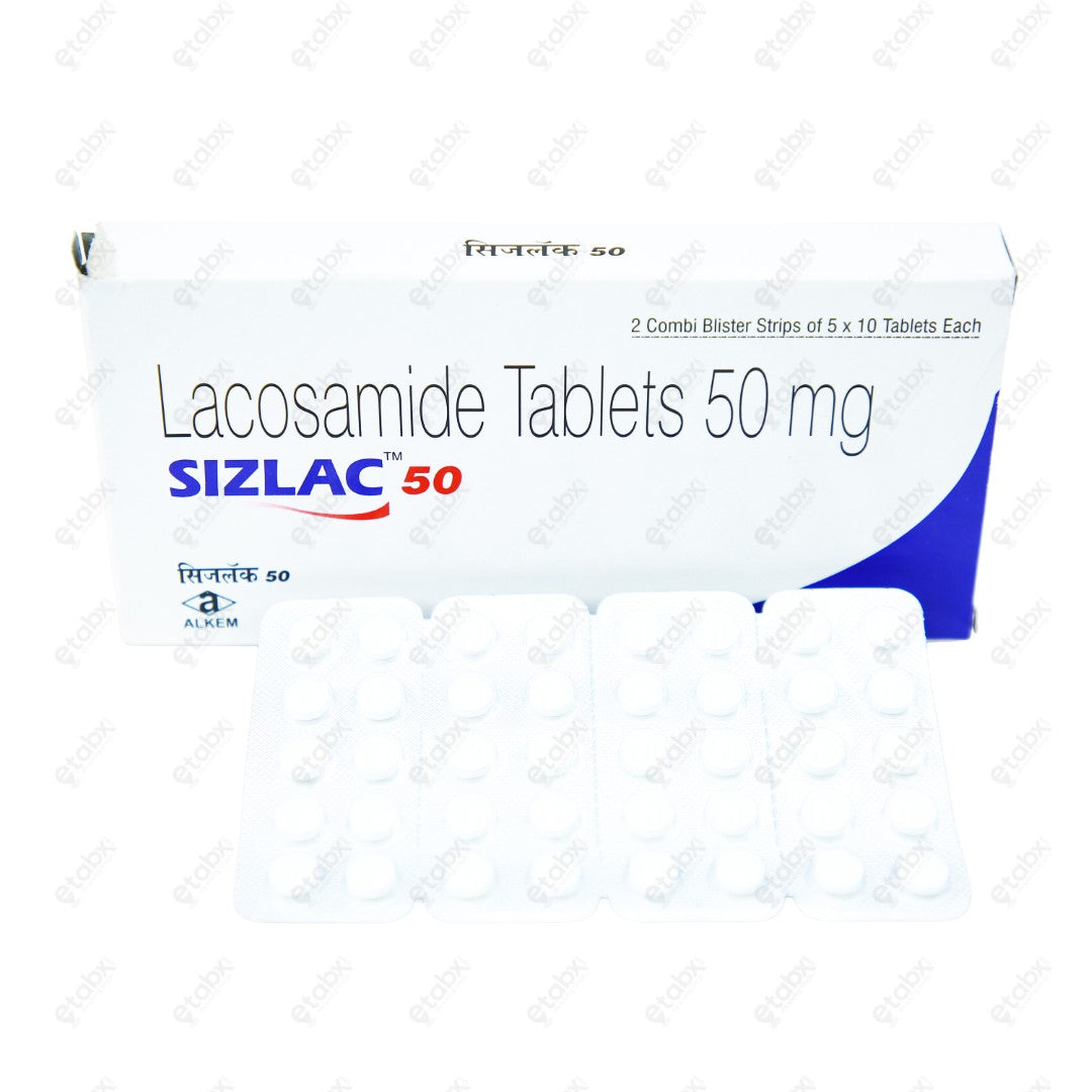Sizlac 50mg Tablets 10's