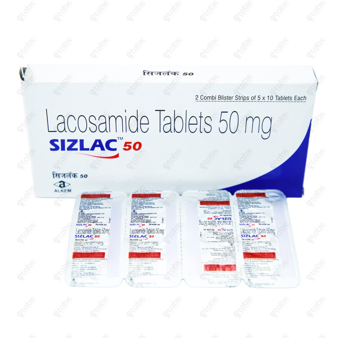 Sizlac 50mg Tablets 10's