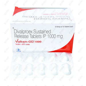 Valkem OD 1000mg Tablet 10's