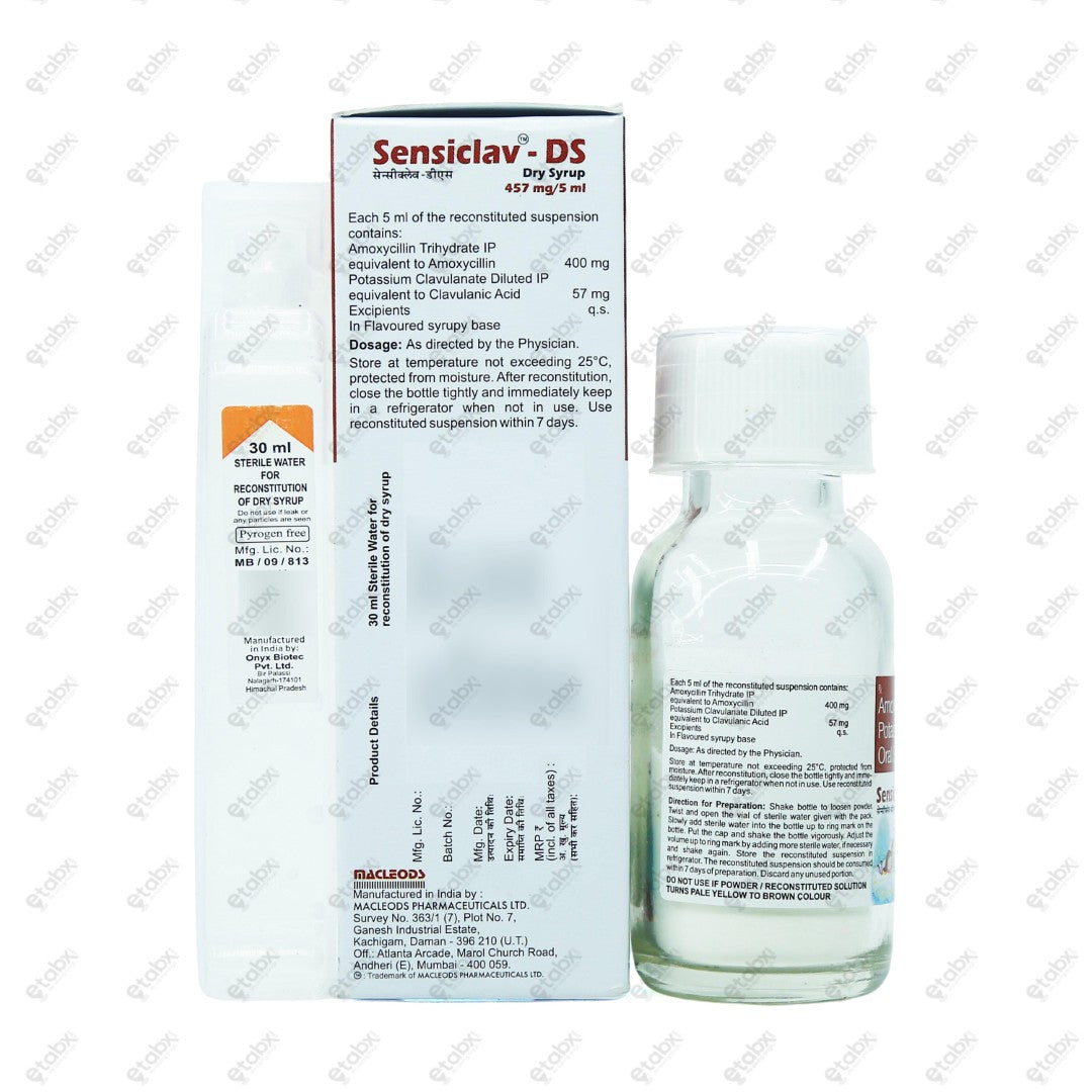 Sensiclav DS Dry Syrup 30ml