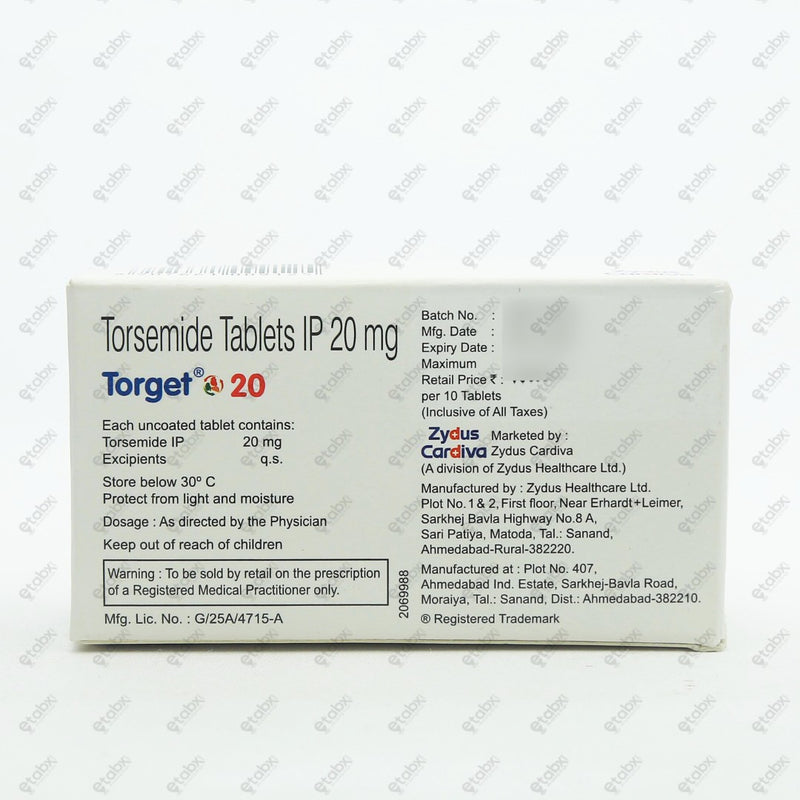 Torget 20mg Tablets 20's
