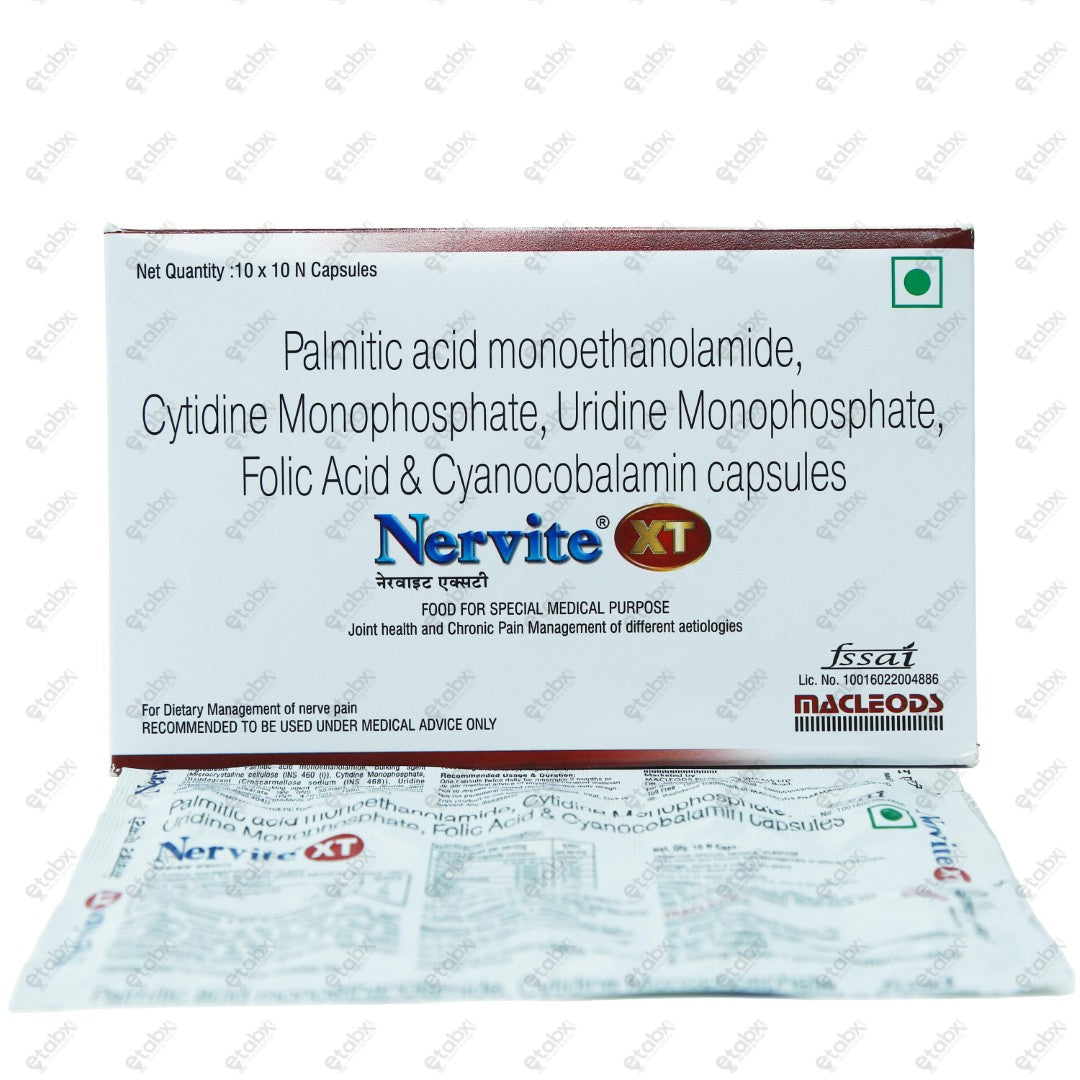 Nervite XT Tablets 10s