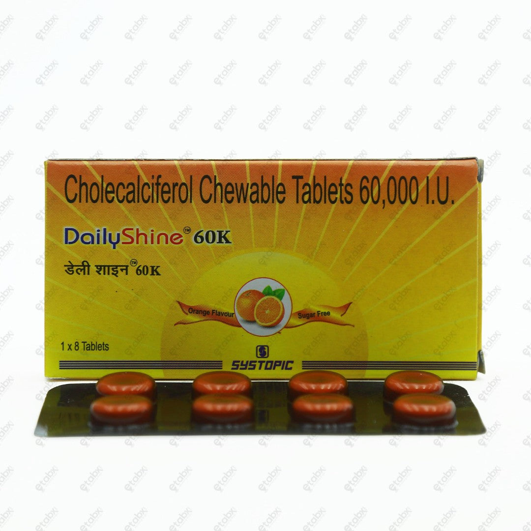 Dailyshine 60K Tablet 8's