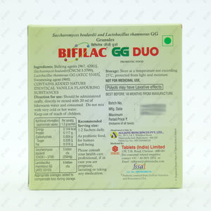 Bifilac GG Duo Probiotic Sachets 10's