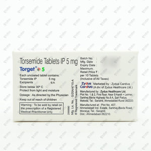 Torget 5mg Tablets