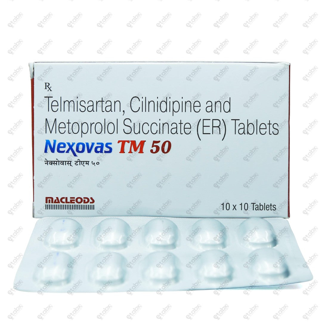 Nexovas TM 50mg Tablet 10's
