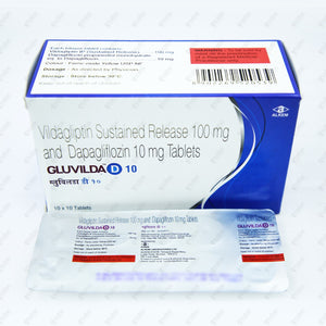 GLUVILDA D 10MG Tablets 10'S