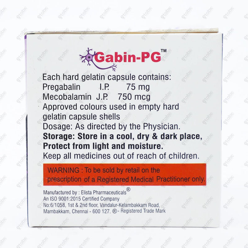 Gabin PG Capsule 10's