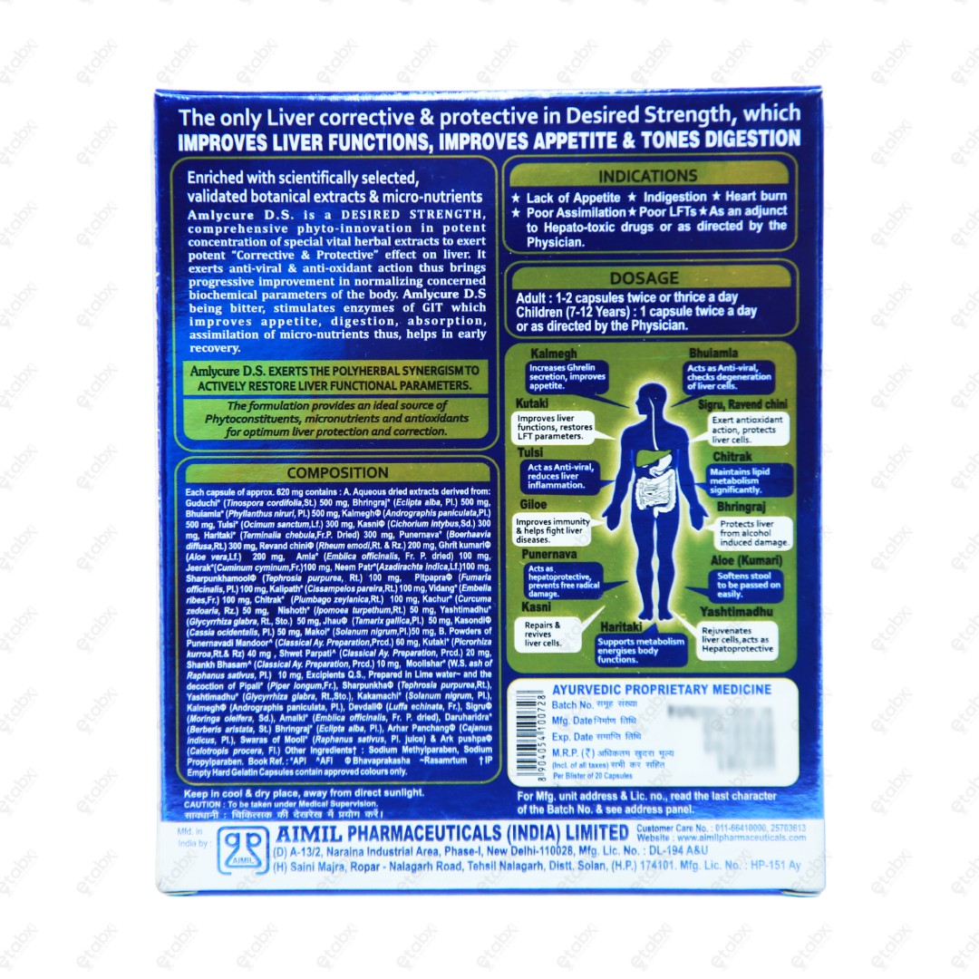 Amlycure DS 20mg Capsules
