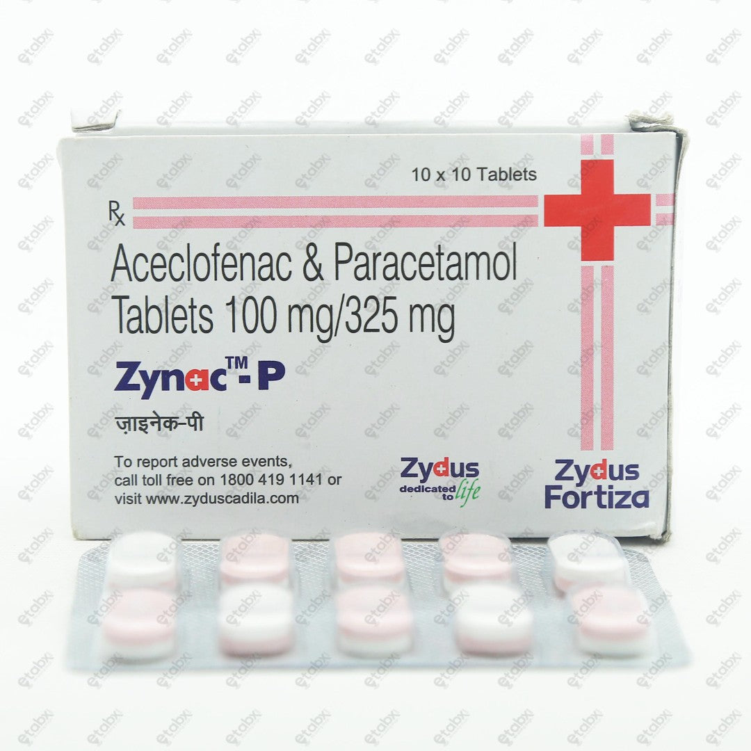 Zynac P Tablet 10's