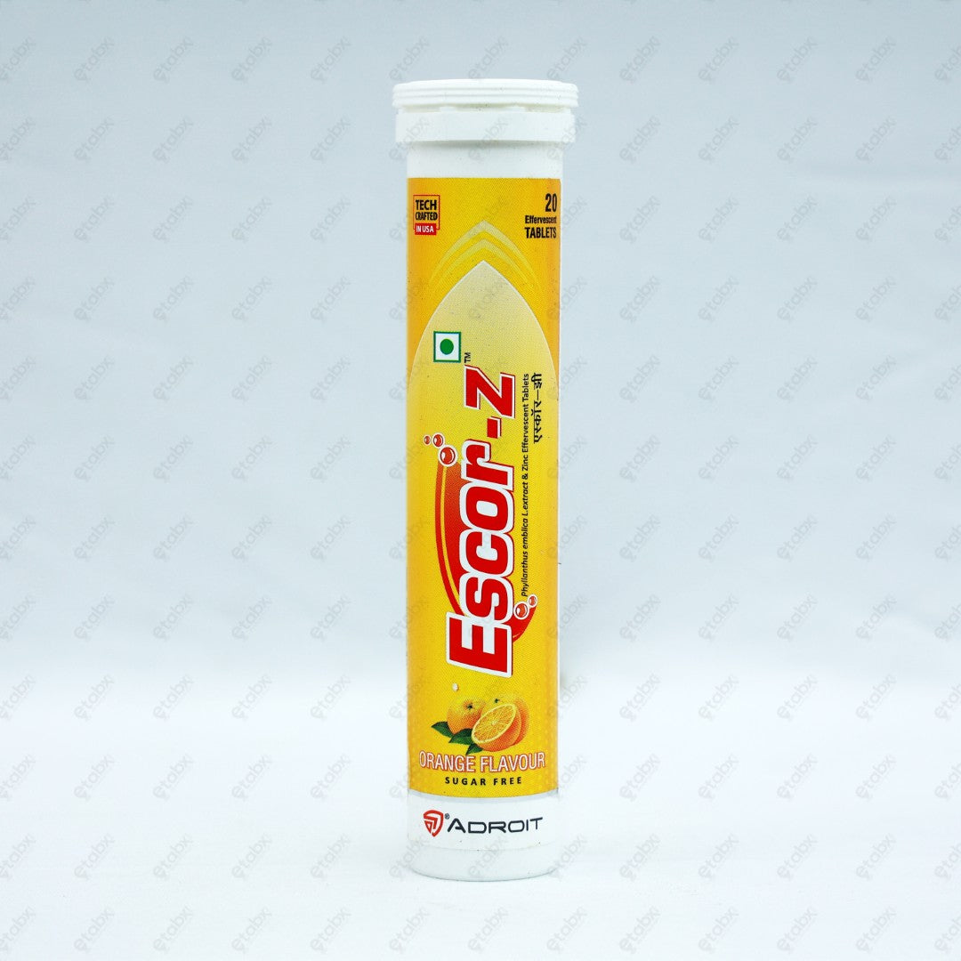 Escor Z Orange S/F Tablet 20's