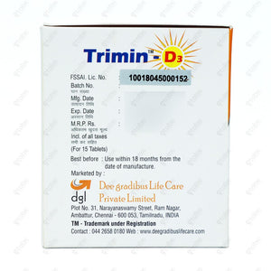 Trimin D3 Tablet 15s