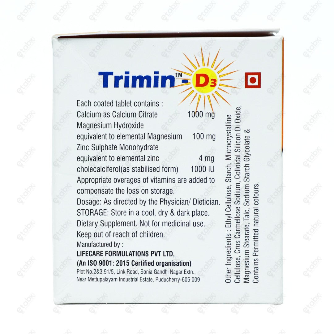 Trimin D3 Tablet 15s