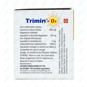 Trimin D3 Tablet 15's