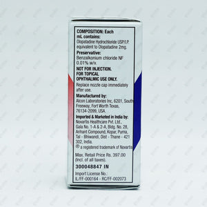 Pataday Ophthalmic Solution 2.5ml