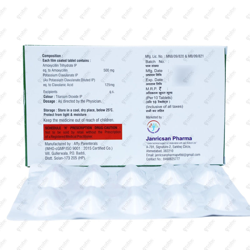 ANRICLAV Tablet 625mg 10's