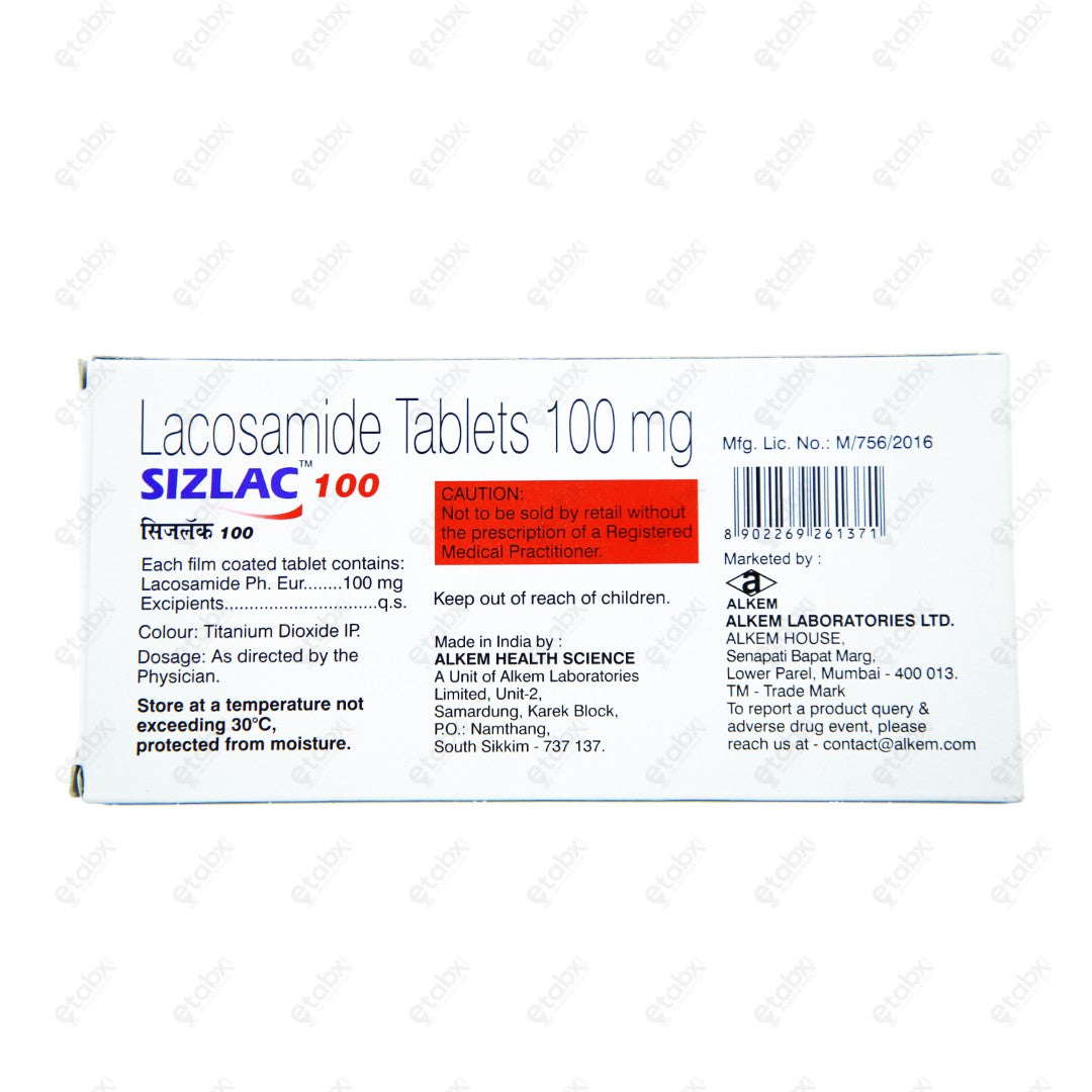 Sizlac 100mg Tablets 10'S