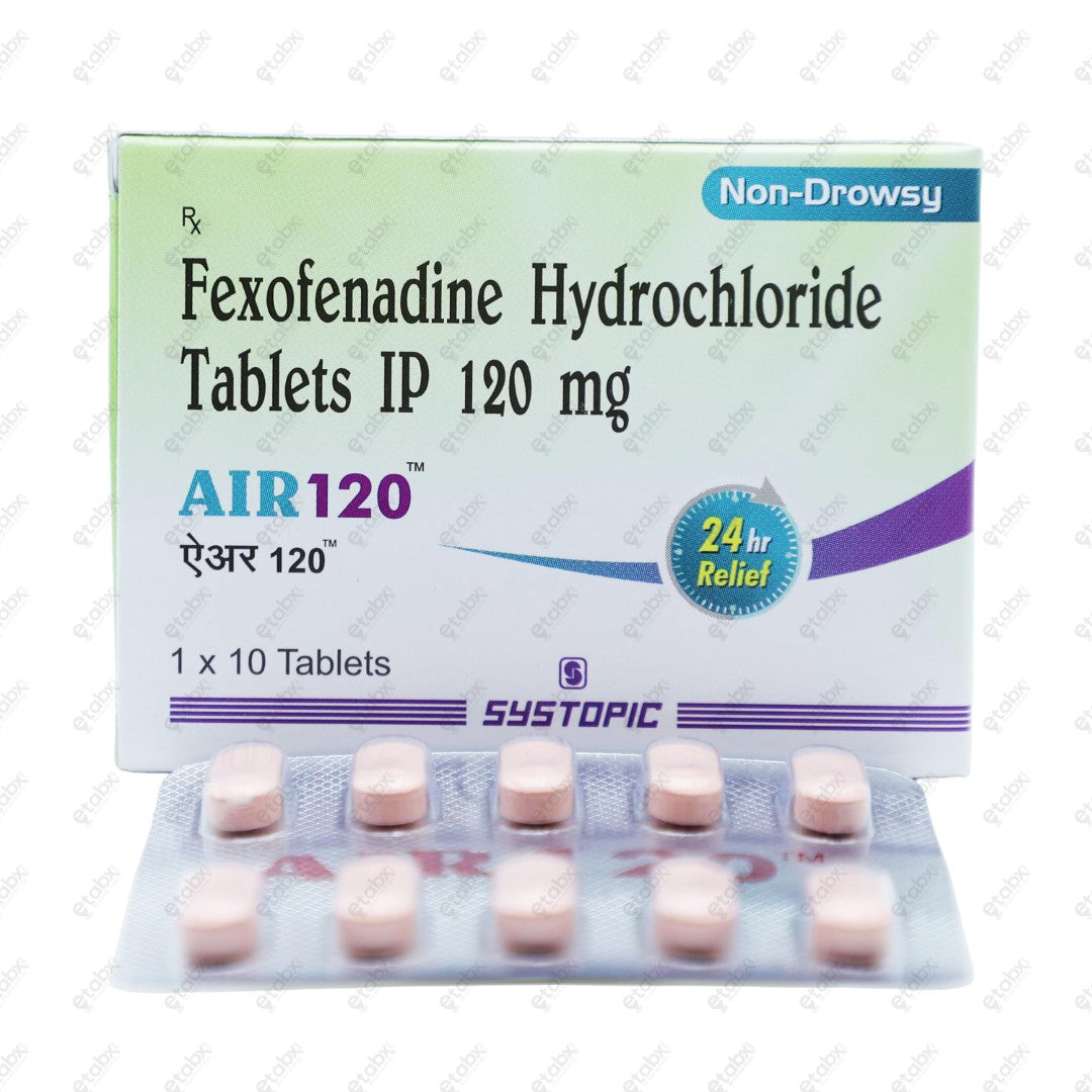 AIR 120 Tablet 10's