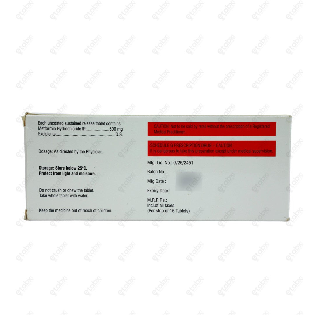 OBIMET SR 500 Tablets 15'S