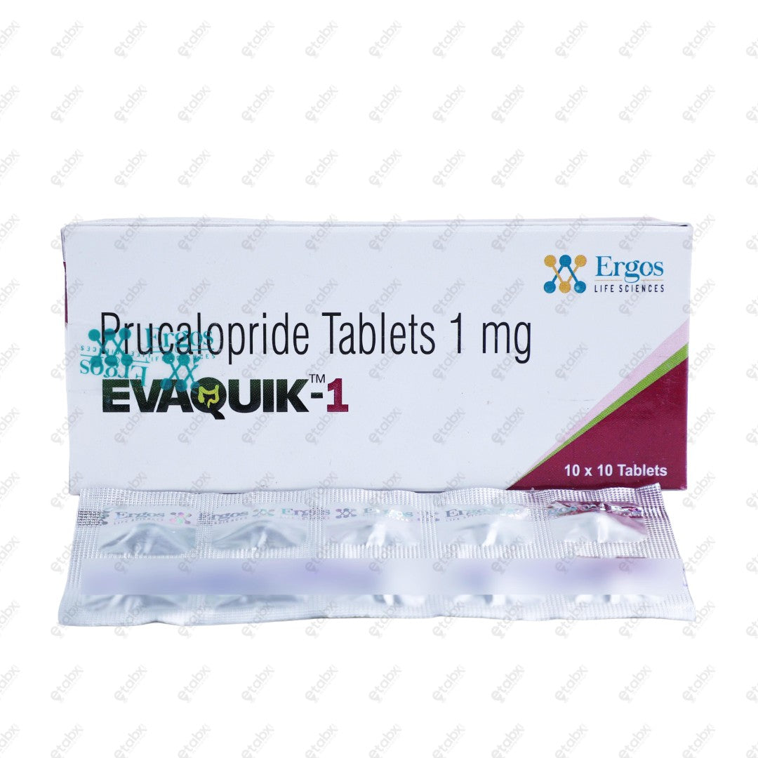 Evaquik 1 Tablet 10's