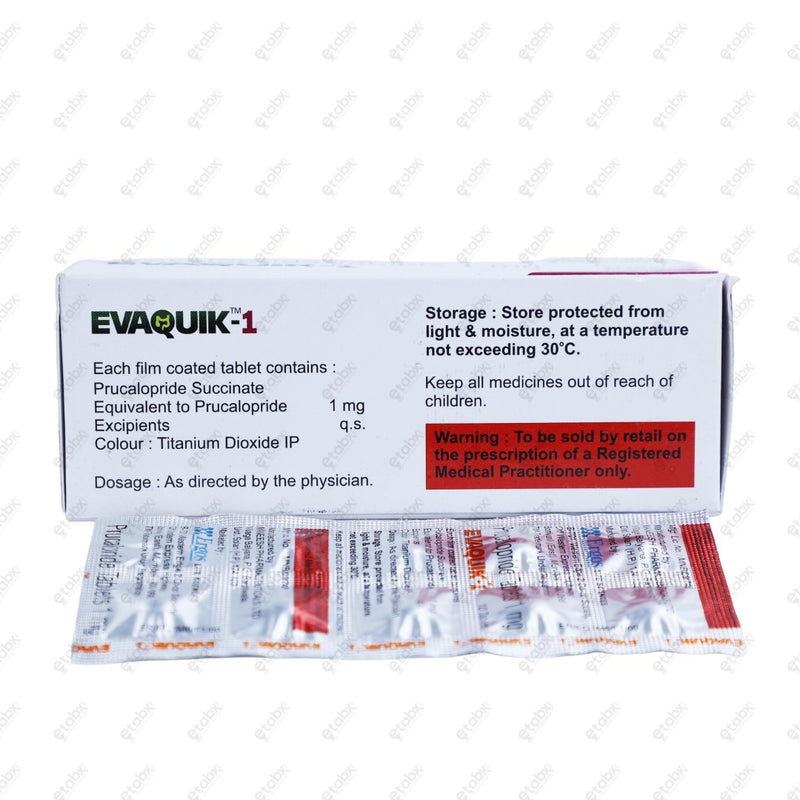 Evaquik 1 Tablet 10's