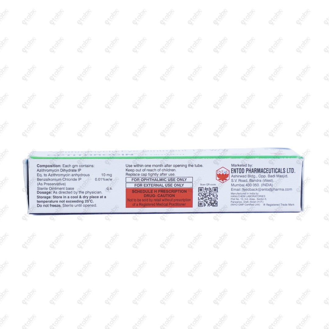 Optithrocin Eye Ointment 5gm